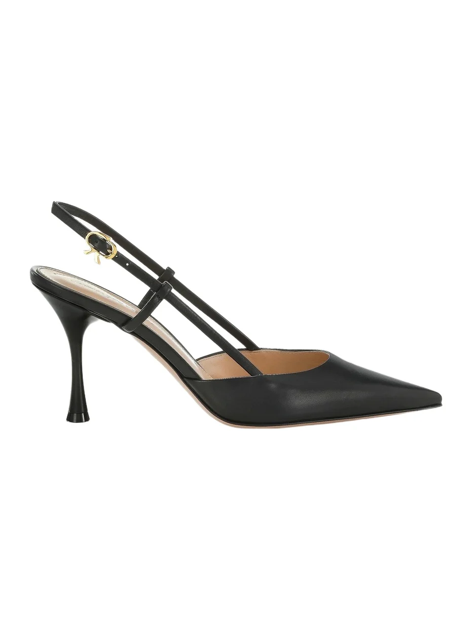 Women's 85MM Leather Slingback Pumps