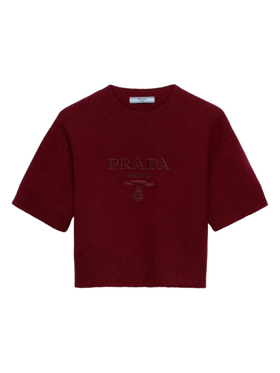 Women's Wool and Cashmere Crew-Neck Sweater