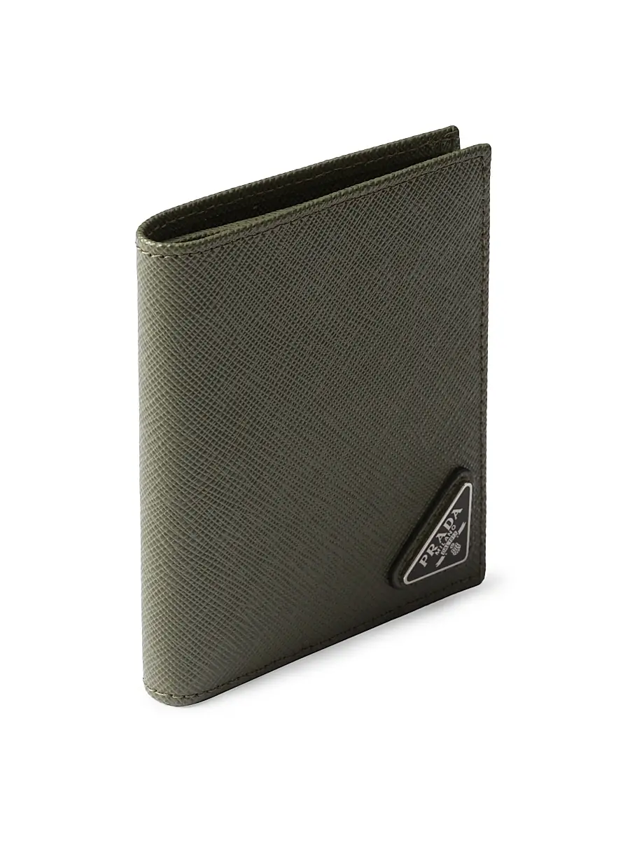 Prada Men's Saffiano Leather Wallet | Thumbnail 2 Prada Men's Saffiano Leather Wallet | Thumbnail 2
