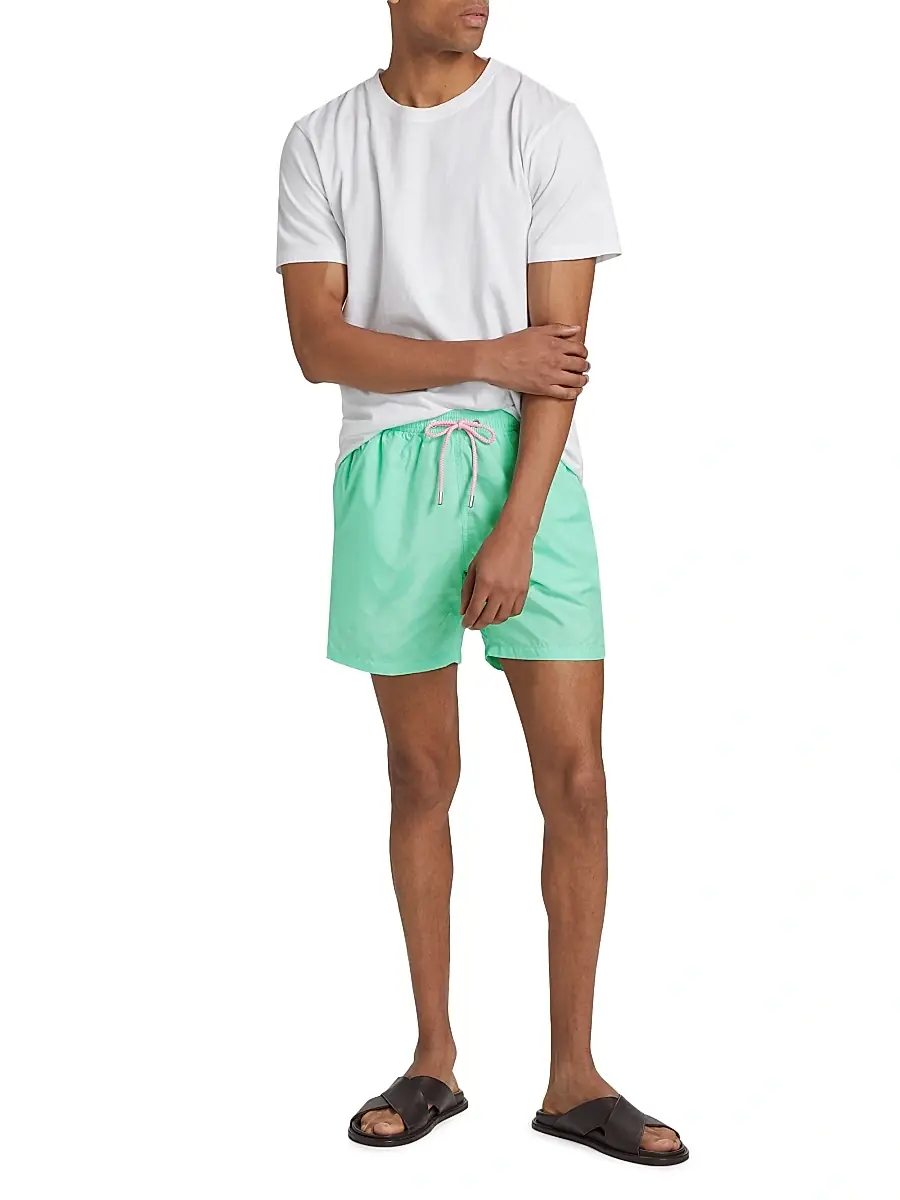 MC2 Saint Barth Men's x Pantone Swim Shorts - Mint | Thumbnail 2 MC2 Saint Barth Men's x Pantone Swim Shorts - Mint | Thumbnail 2