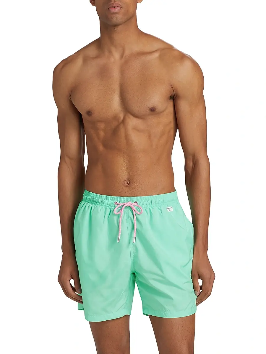 MC2 Saint Barth Men's x Pantone Swim Shorts - Mint | Thumbnail 3 MC2 Saint Barth Men's x Pantone Swim Shorts - Mint | Thumbnail 3