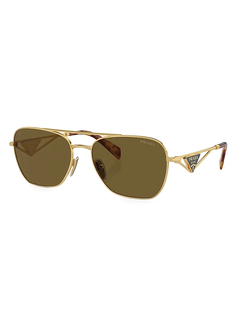 Prada Women's 59MM Navigator Sunglasses | Thumbnail 2 Prada Women's 59MM Navigator Sunglasses | Thumbnail 2