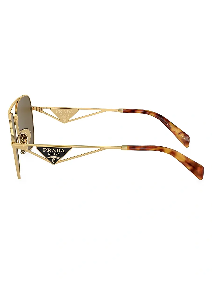 Prada Women's 59MM Navigator Sunglasses | Thumbnail 4 Prada Women's 59MM Navigator Sunglasses | Thumbnail 4