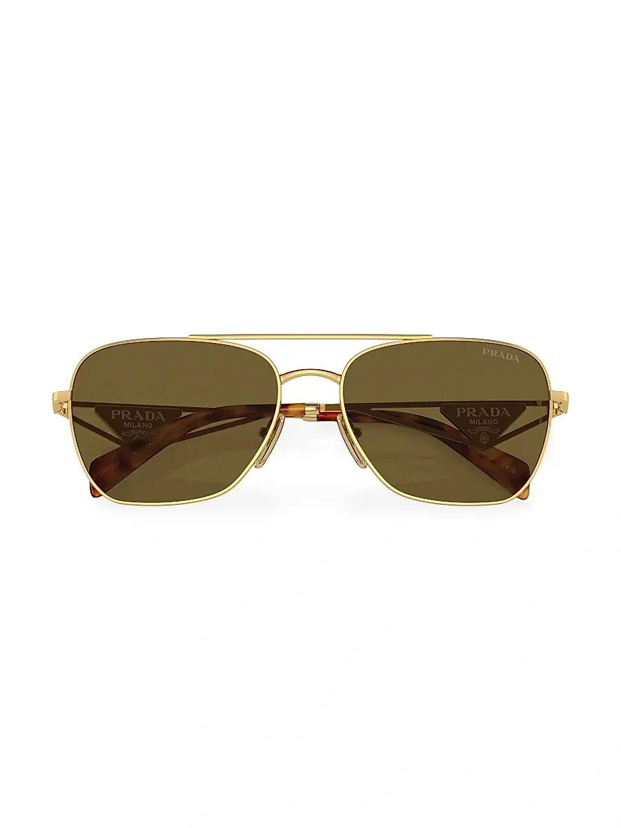 Prada Women's 59MM Navigator Sunglasses | Thumbnail 6 Prada Women's 59MM Navigator Sunglasses | Thumbnail 6
