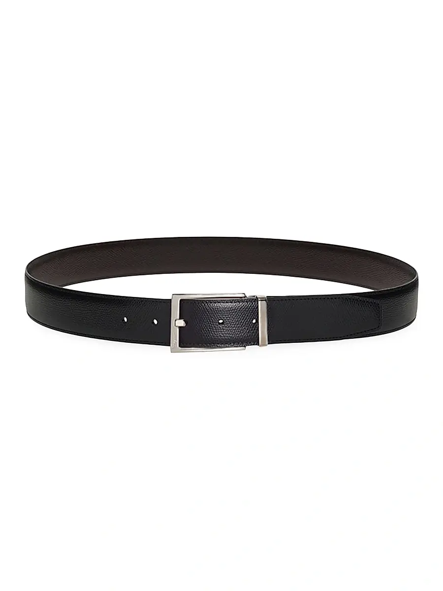 Men's Buckle Cut-to-Size Leather Belt - Nero Hickory Men's Buckle Cut-to-Size Leather Belt - Nero Hickory