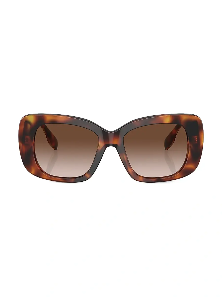 Burberry Women's 58MM Square Sunglasses - Light Havana | Thumbnail 2