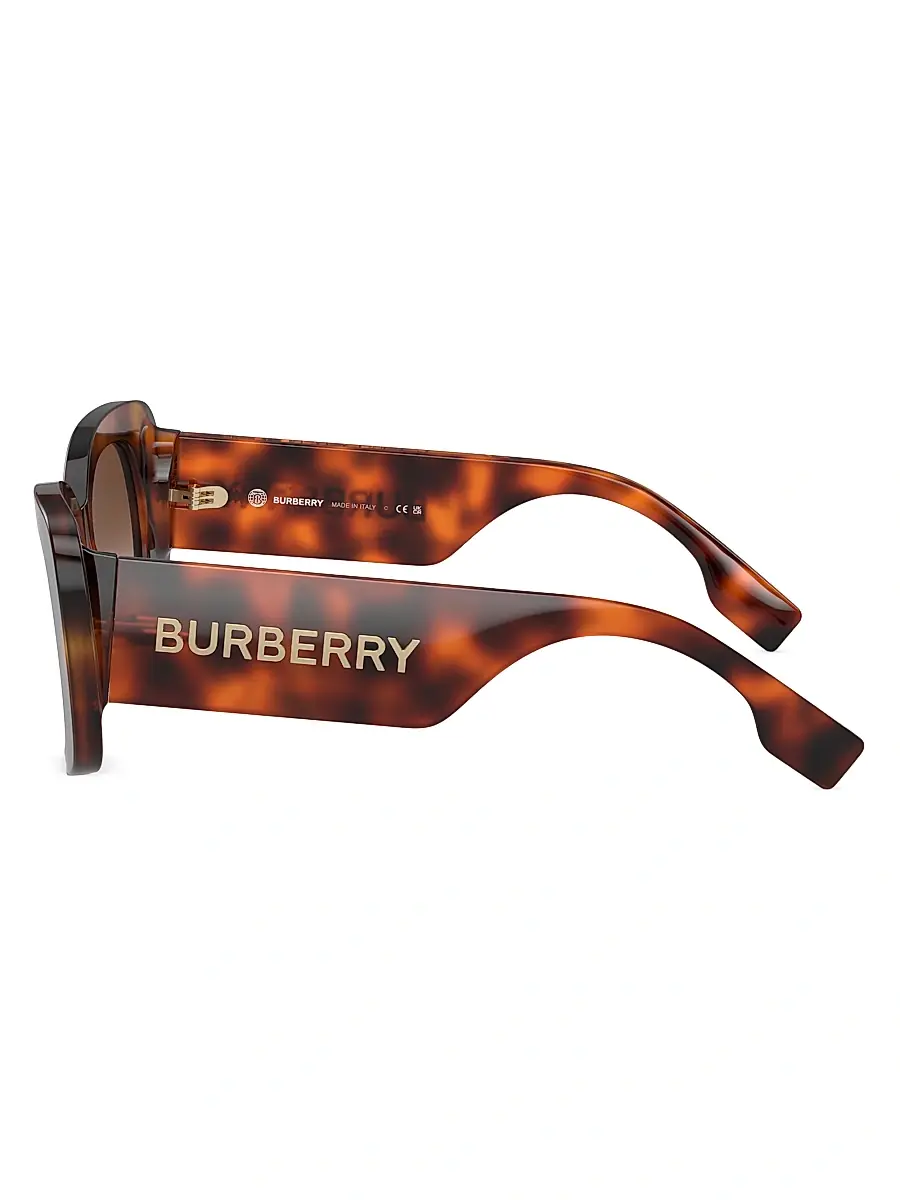 Burberry Women's 58MM Square Sunglasses - Light Havana | Thumbnail 4