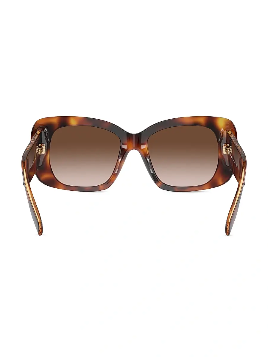 Burberry Women's 58MM Square Sunglasses - Light Havana | Thumbnail 5