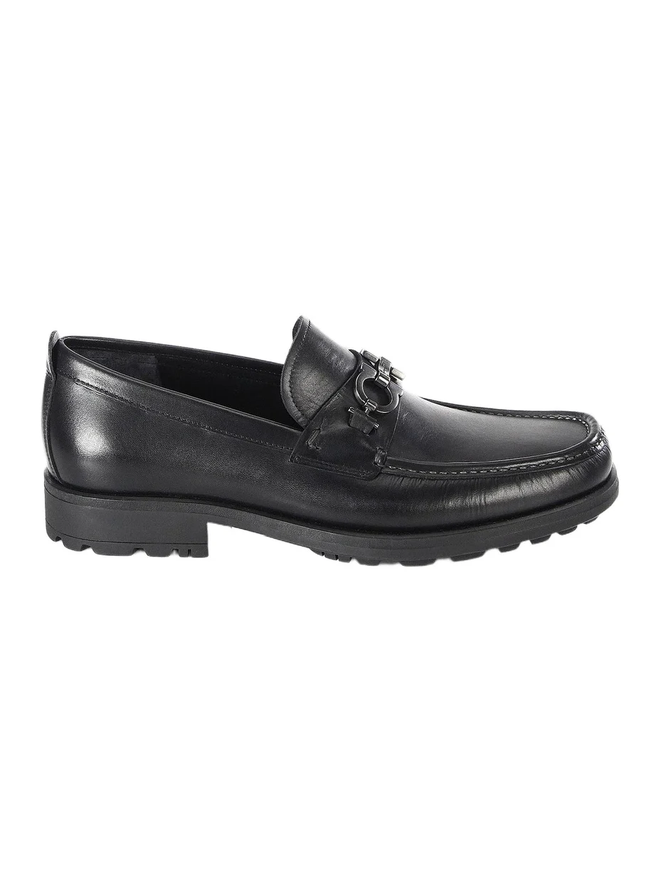 Men's David Gancini Bit Leather Loafers