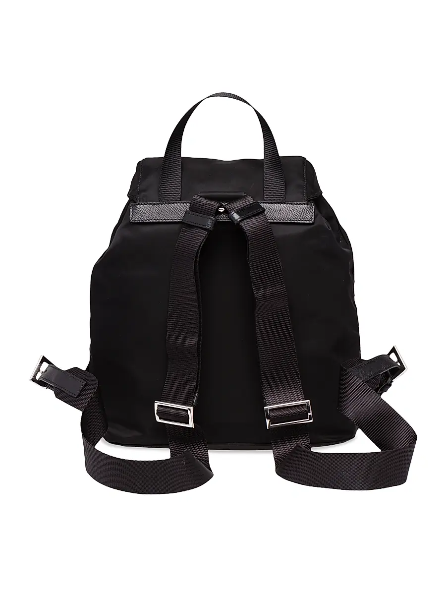 Prada Women's Small Re-Nylon Backpack - Beige | Thumbnail 15 Prada Women's Small Re-Nylon Backpack - Beige | Thumbnail 15