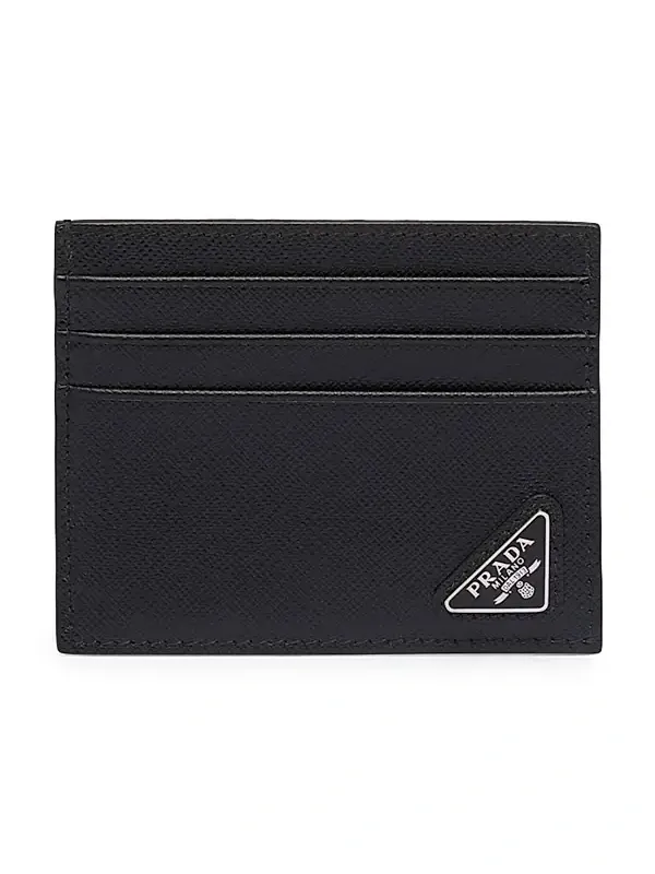 Men's Saffiano Leather Card Holder Men's Saffiano Leather Card Holder