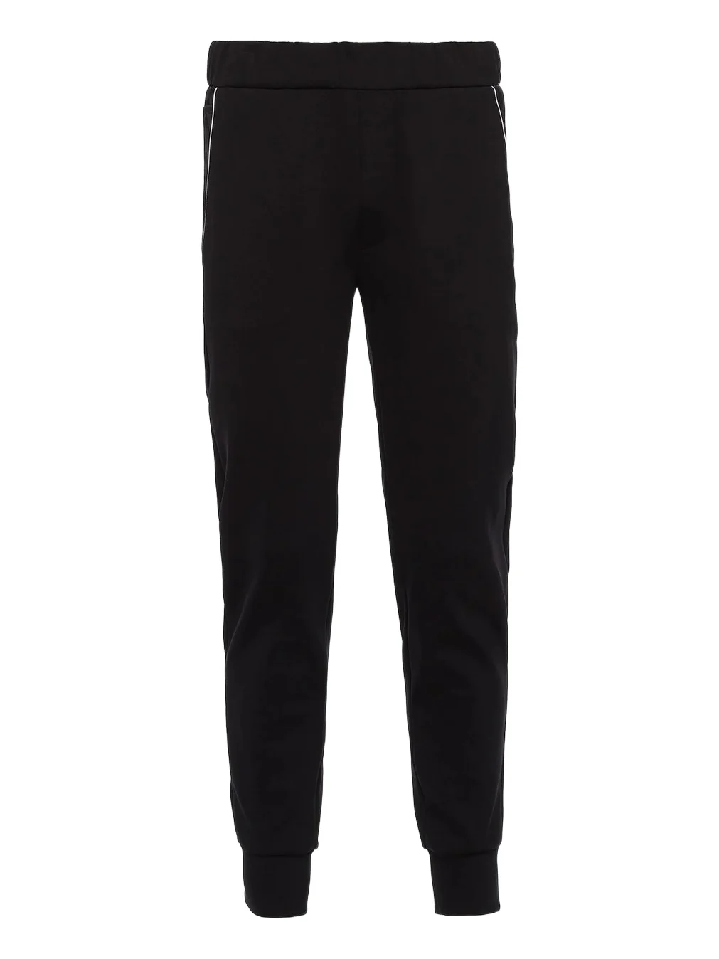 Men's Sweatpants With Re-Nylon Details - Black Men's Sweatpants With Re-Nylon Details - Black