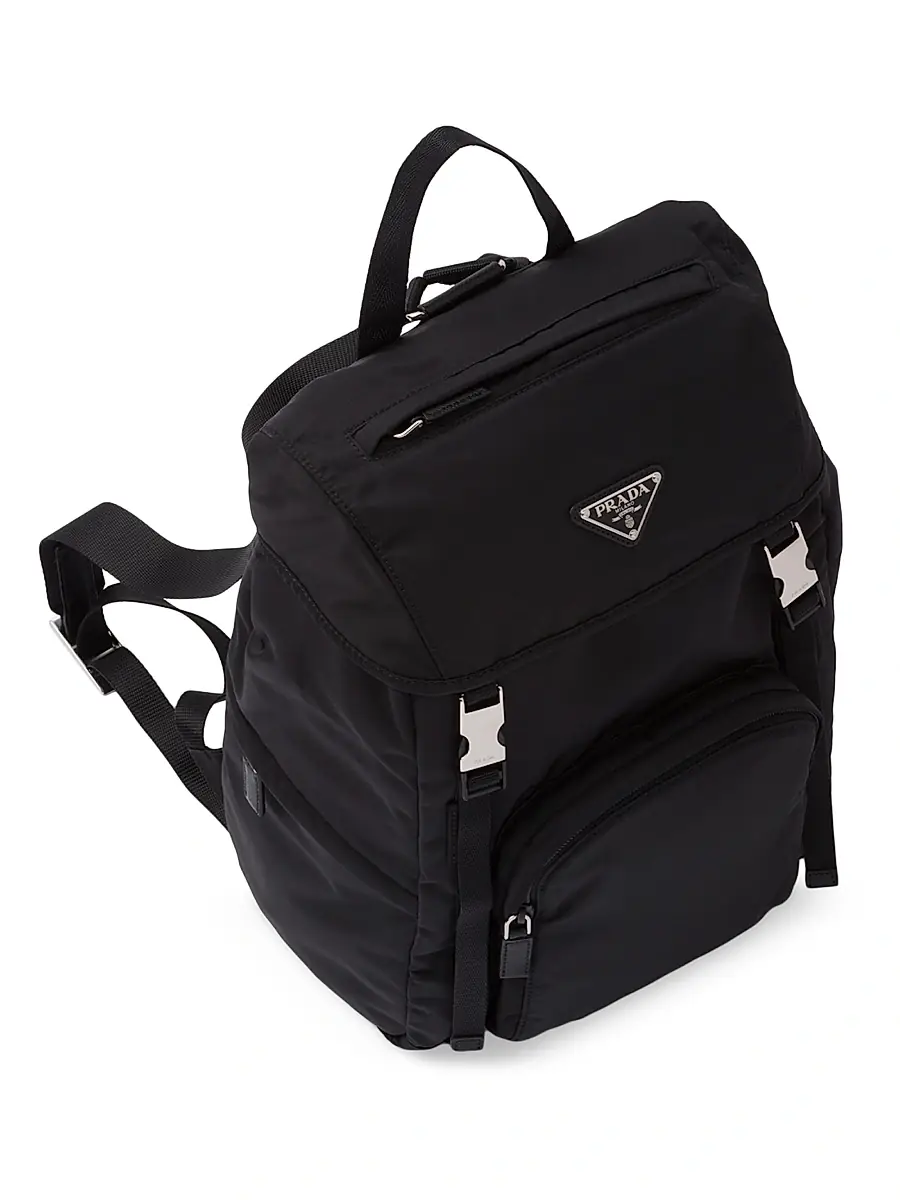 Prada Women's Re-Nylon Backpack - Black | Thumbnail 2 Prada Women's Re-Nylon Backpack - Black | Thumbnail 2