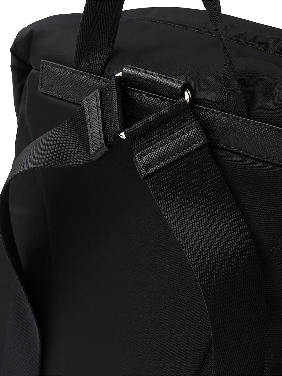 Prada Women's Re-Nylon Backpack - Black | Thumbnail 6 Prada Women's Re-Nylon Backpack - Black | Thumbnail 6