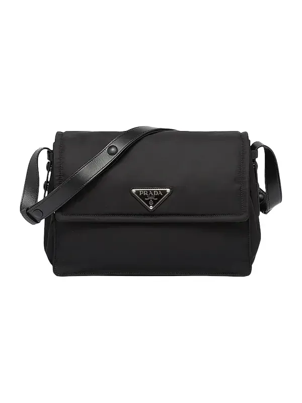 Women's Medium Padded Re-Nylon Shoulder Bag Women's Medium Padded Re-Nylon Shoulder Bag