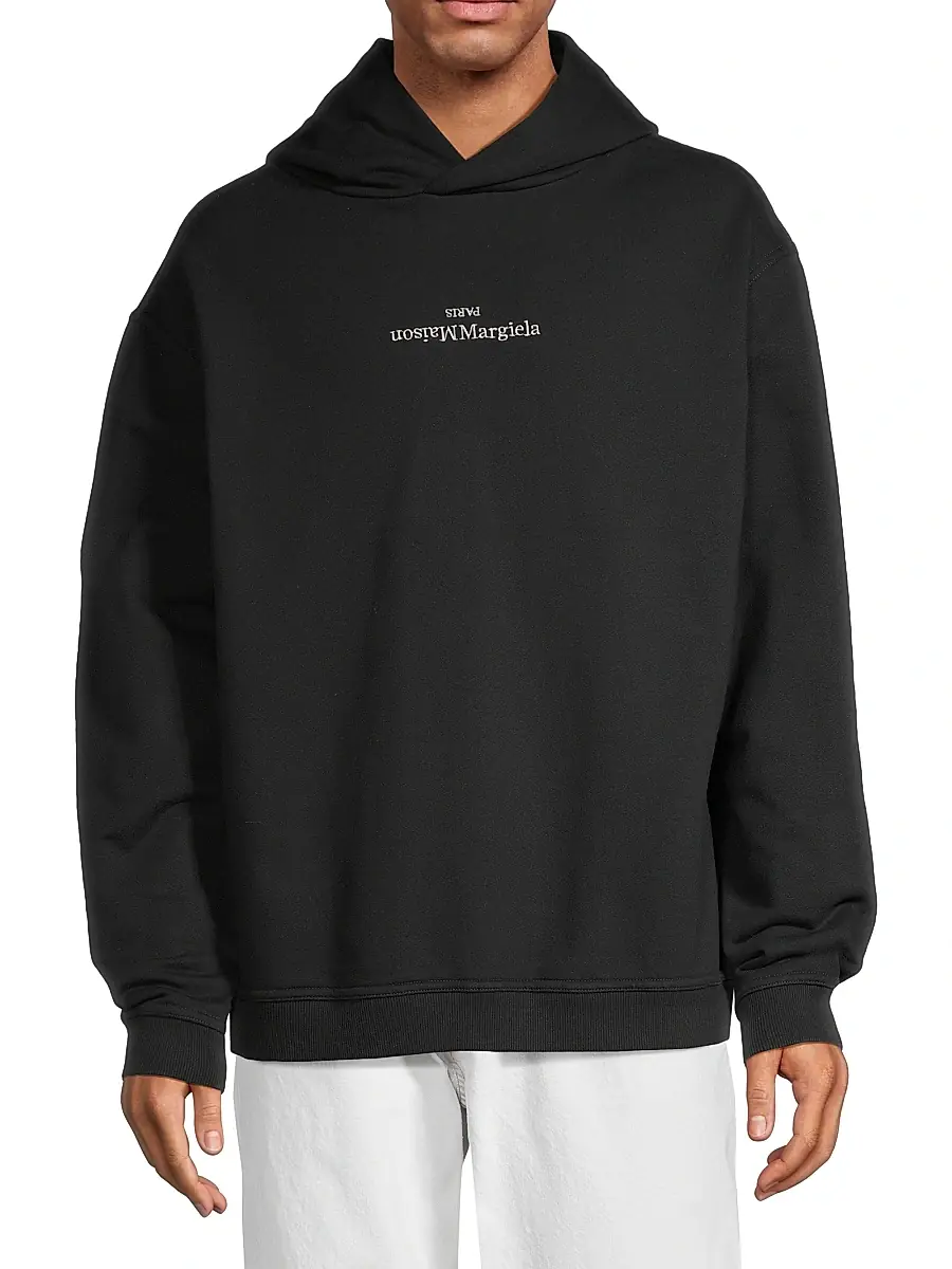 Maison Margiela Men's Reversed Logo Hoodie | Thumbnail 3