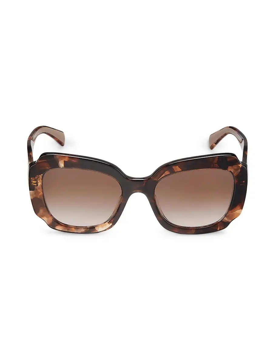 Prada Women's 52MM Square Sunglasses - Havana | Thumbnail 4