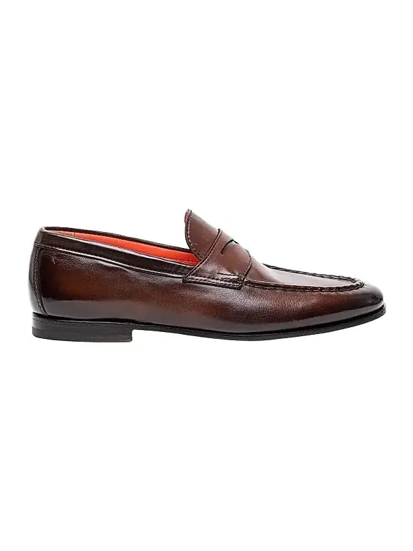 Men's Leather Penny Loafers