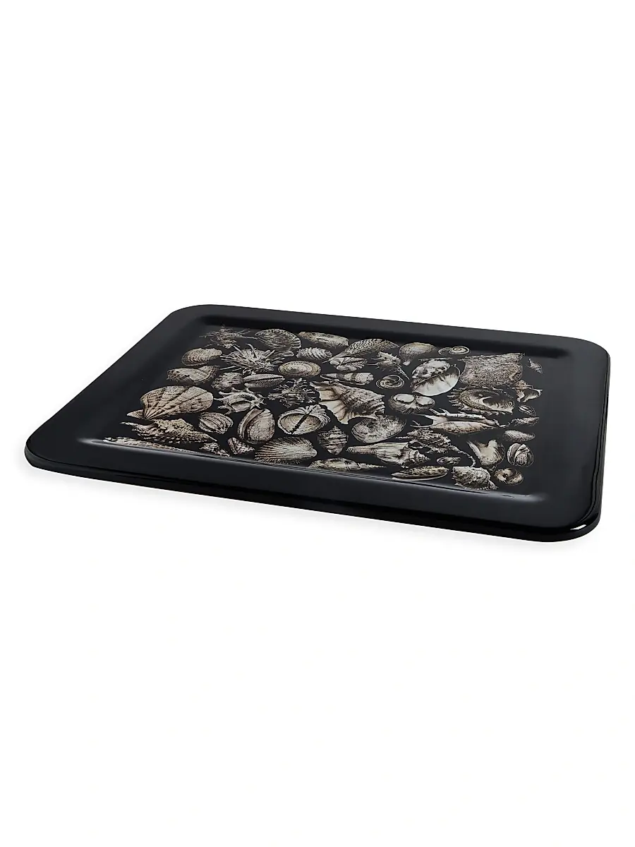 FORNASETTI Shell Rectangular Tray | Image 1 FORNASETTI Shell Rectangular Tray | Image 1