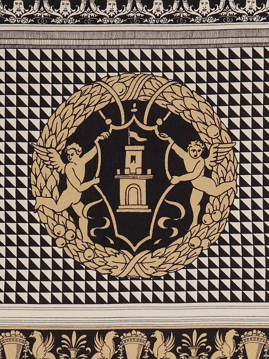 FORNASETTI Facciata Quattrocentesca Throw Blanket | Thumbnail 2 FORNASETTI Facciata Quattrocentesca Throw Blanket | Thumbnail 2