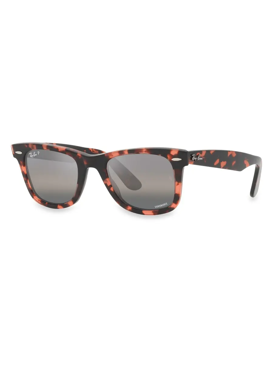 Ray-Ban Women's Wayfarer Tortoiseshell Chromance Sunglasses - Havana | Thumbnail 5 Ray-Ban Women's Wayfarer Tortoiseshell Chromance Sunglasses - Havana | Thumbnail 5
