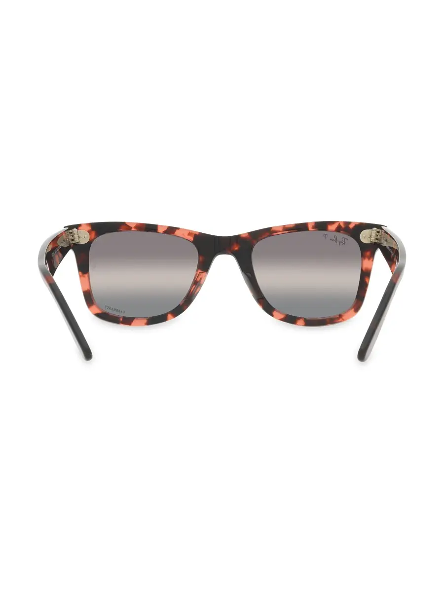 Ray-Ban Women's Wayfarer Tortoiseshell Chromance Sunglasses - Havana | Image 1 Ray-Ban Women's Wayfarer Tortoiseshell Chromance Sunglasses - Havana | Image 1