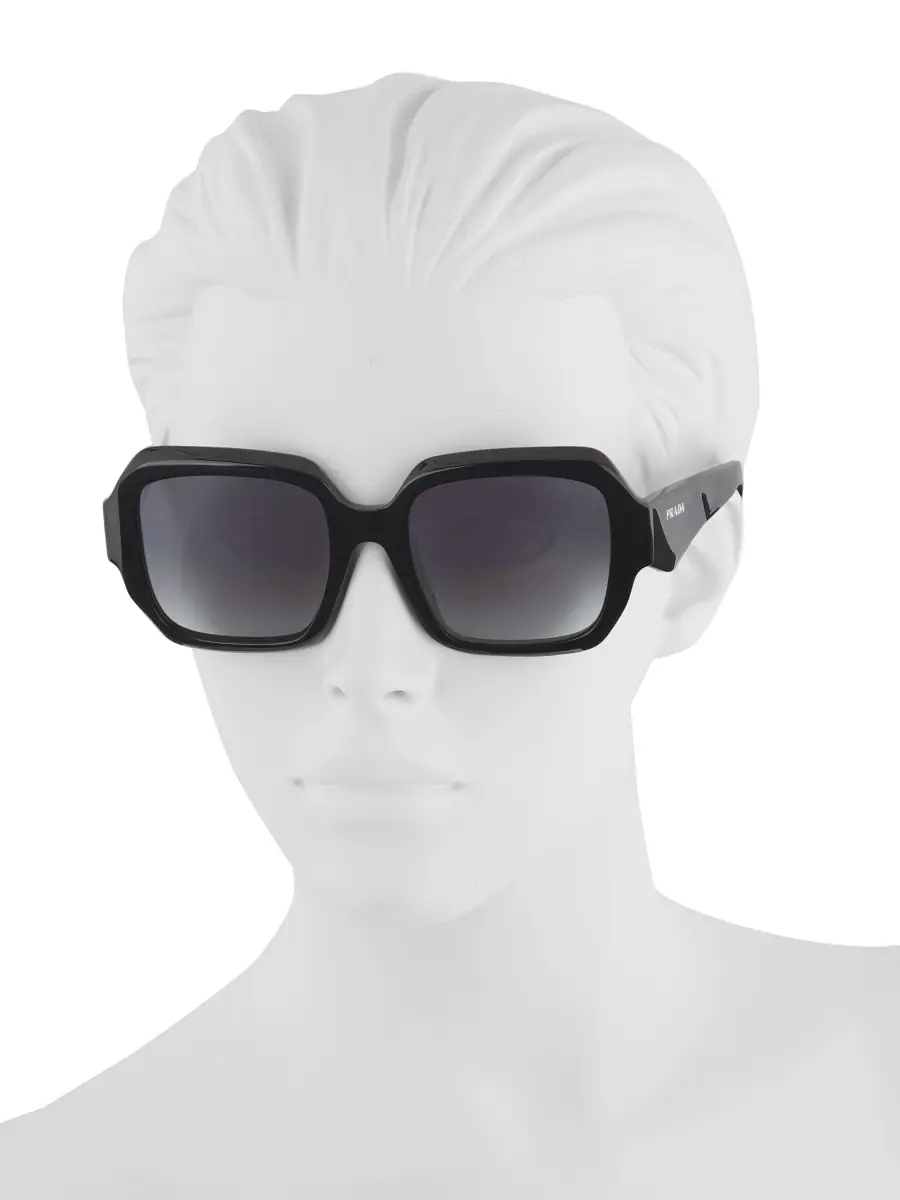 Prada Women's 54MM Square Sunglasses - Black Grey Gradient | Thumbnail 2 Prada Women's 54MM Square Sunglasses - Black Grey Gradient | Thumbnail 2