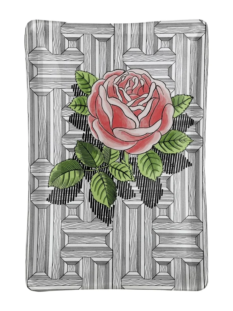FORNASETTI Flower Porcelain Ashtray