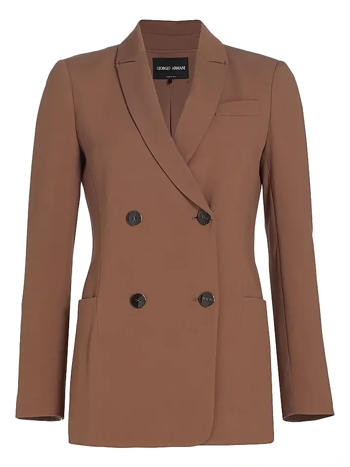 Women's Double-Breasted Cady Jacket