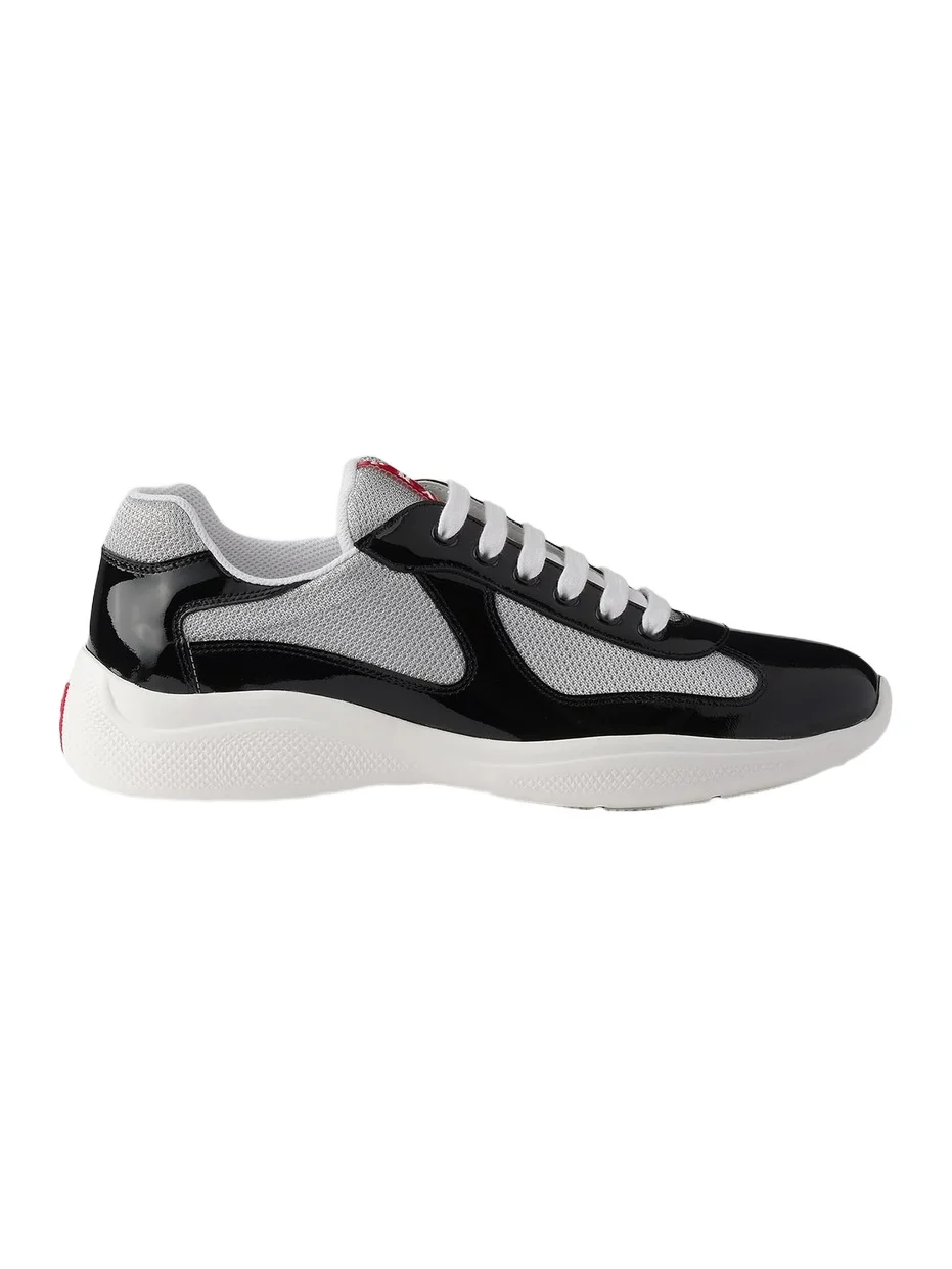 Men's Patent Leather and Technical Fabric America's Cup Sneakers Men's Patent Leather and Technical Fabric America's Cup Sneakers