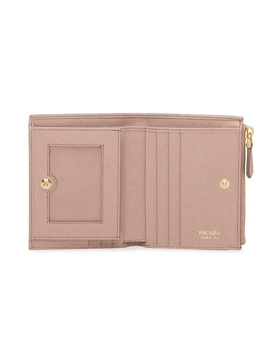 Prada Women's Saffiano Leather Wallet - Pink | Thumbnail 4