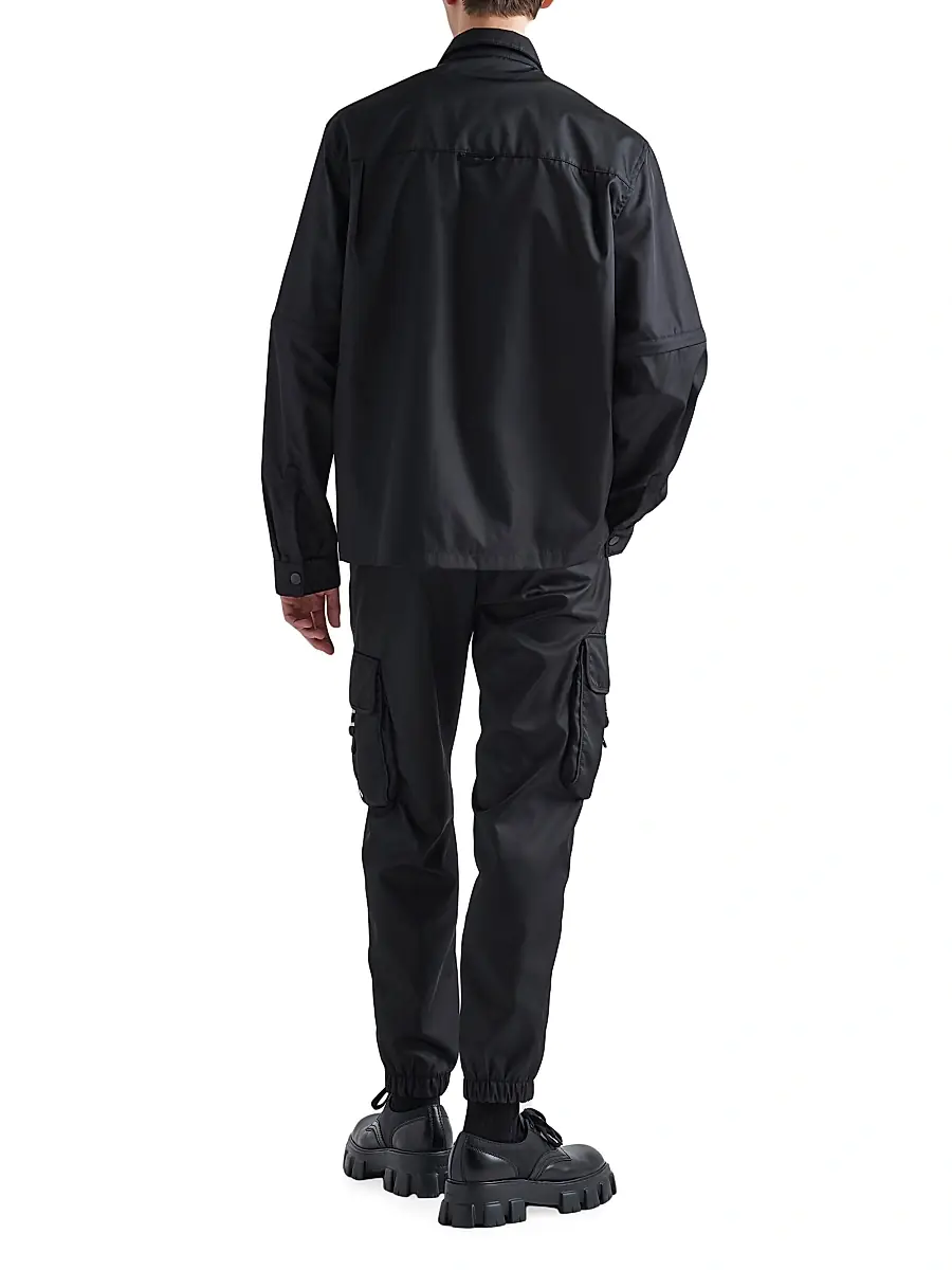 Prada Men's Re-Nylon Shirt | Thumbnail 5 Prada Men's Re-Nylon Shirt | Thumbnail 5