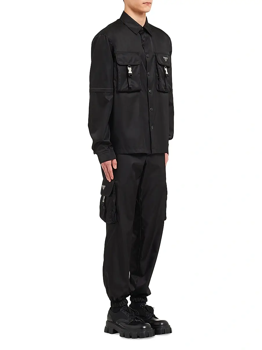 Prada Men's Re-Nylon Shirt | Thumbnail 6 Prada Men's Re-Nylon Shirt | Thumbnail 6