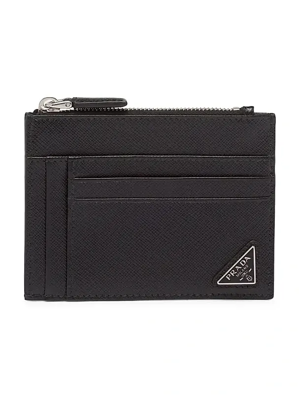 Men's Saffiano Leather Card Holder Men's Saffiano Leather Card Holder