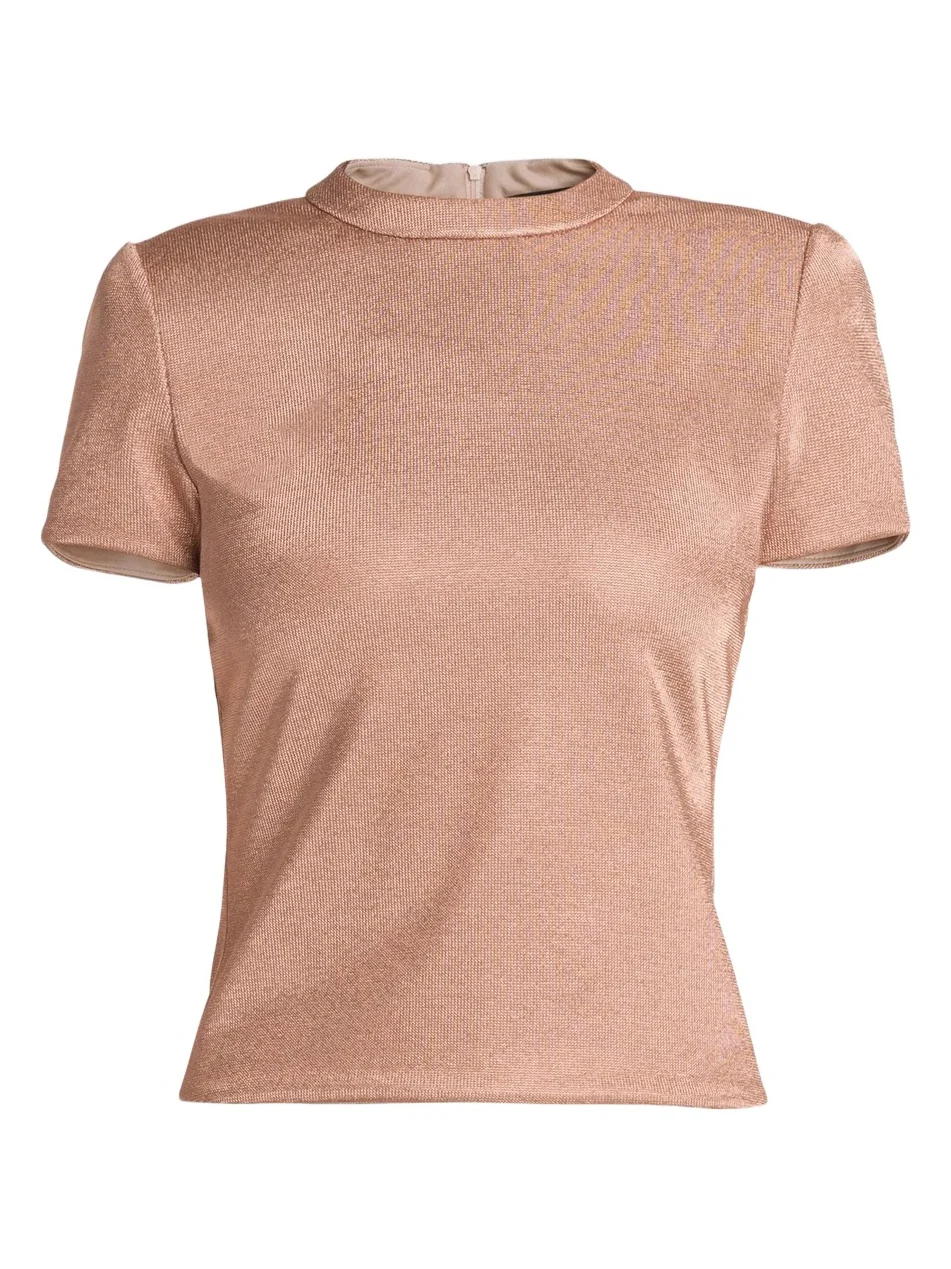 Women's Metallic Bonded Jersey T-Shirt Women's Metallic Bonded Jersey T-Shirt