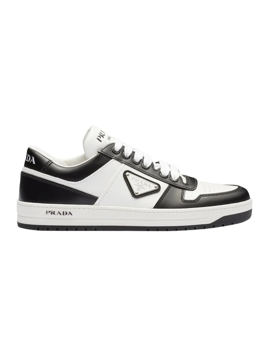 Prada Women's Downtown Perforated Leather Sneakers