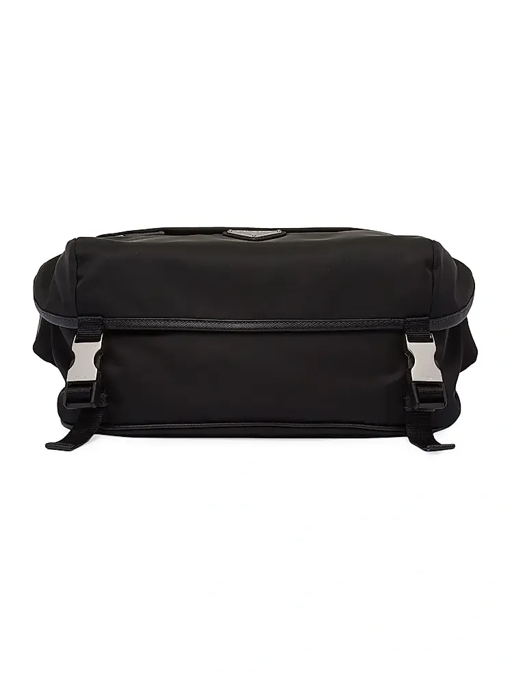 Prada Men's Re-Nylon And Saffiano Leather Shoulder Bag