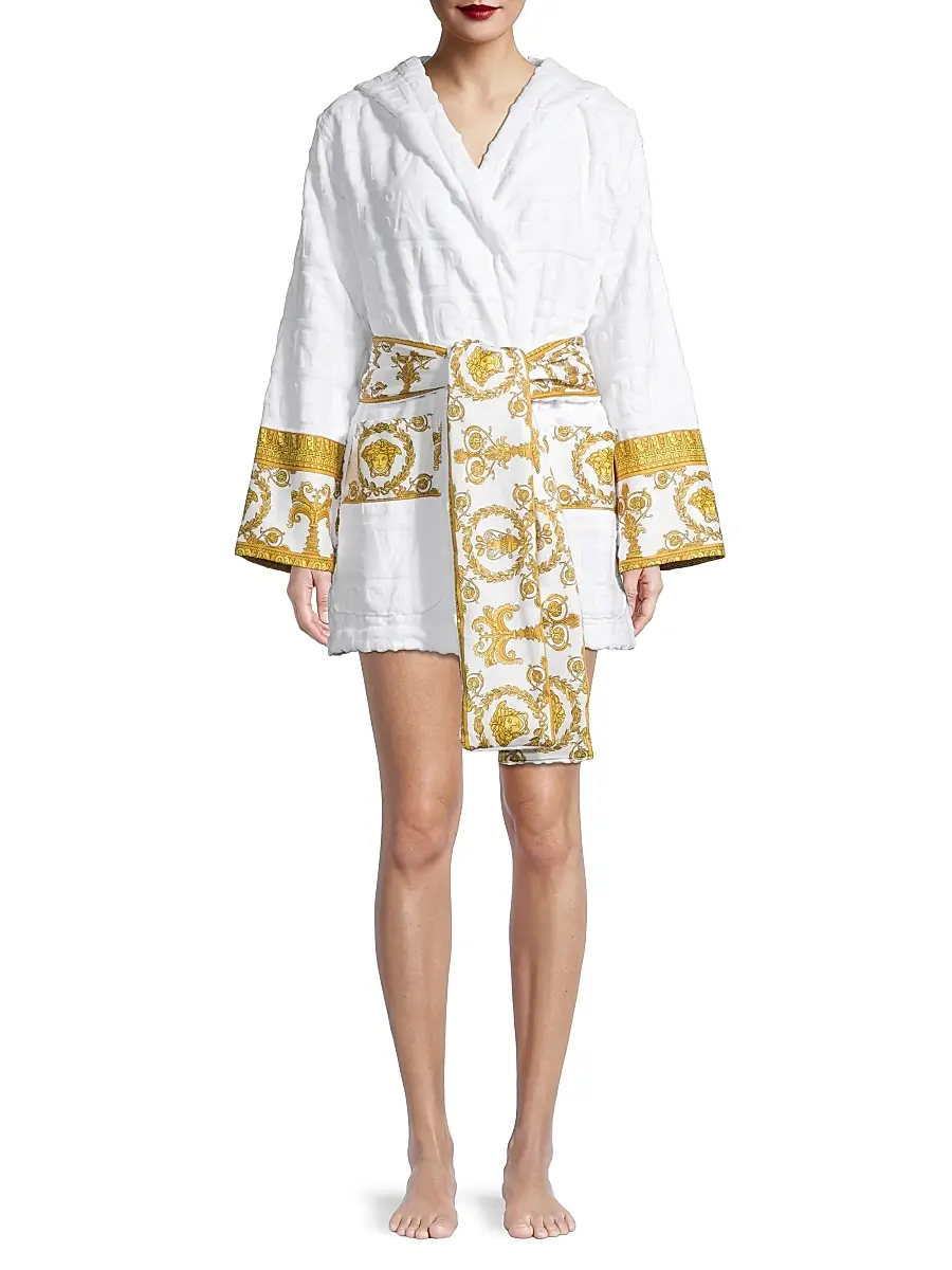 Versace Women's Barocco Wrap Robe | Thumbnail 3