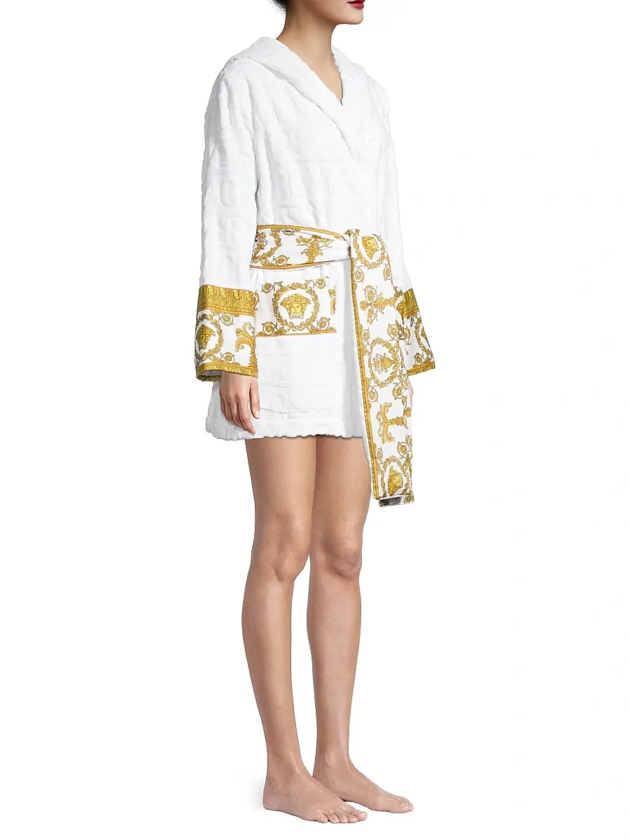 Versace Women's Barocco Wrap Robe | Thumbnail 4