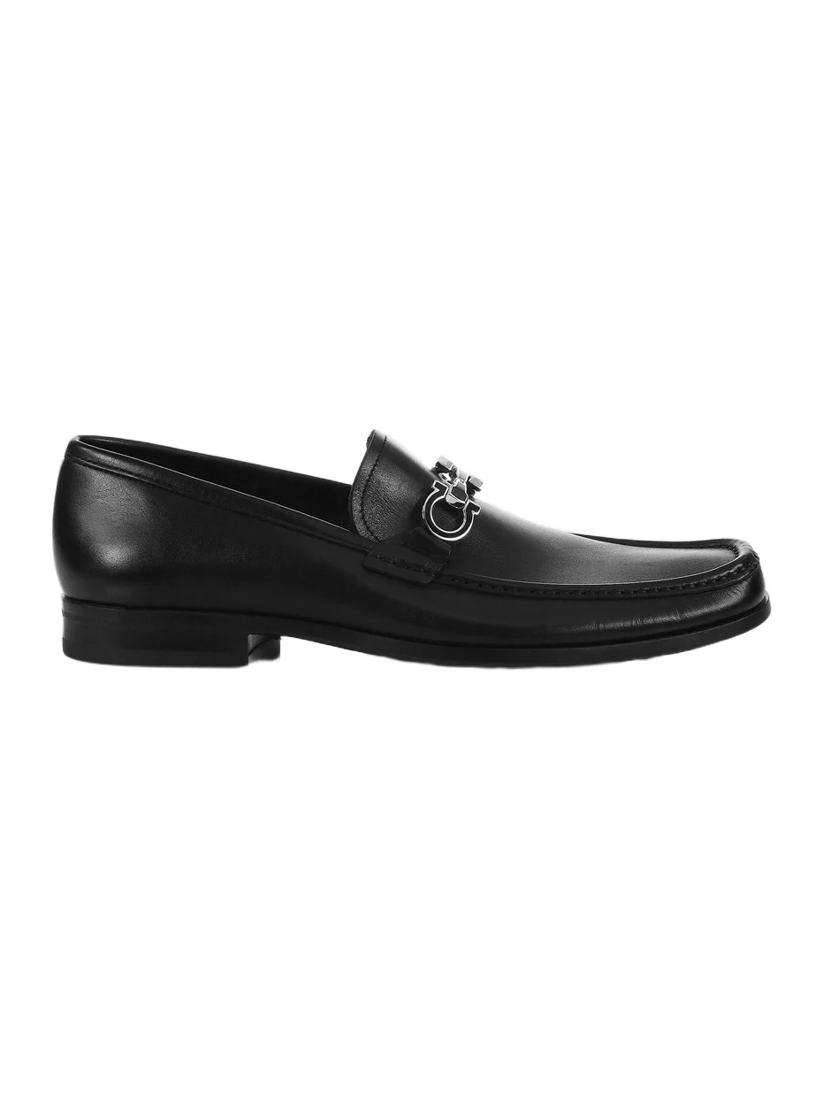 Ferragamo Men's Chris Horse-Bit Leather Loafers