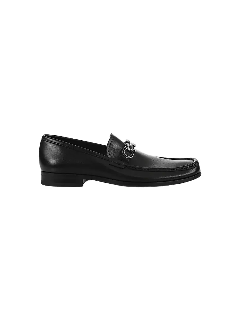 Ferragamo Men's Chris Horse-Bit Leather Loafers - Nero - Size 11.5 | Image 1 Ferragamo Men's Chris Horse-Bit Leather Loafers - Nero - Size 11.5 | Image 1