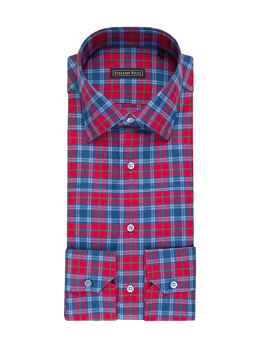 Stefano Ricci Men's Cotton Asti Shirt | Image 1 Stefano Ricci Men's Cotton Asti Shirt | Image 1
