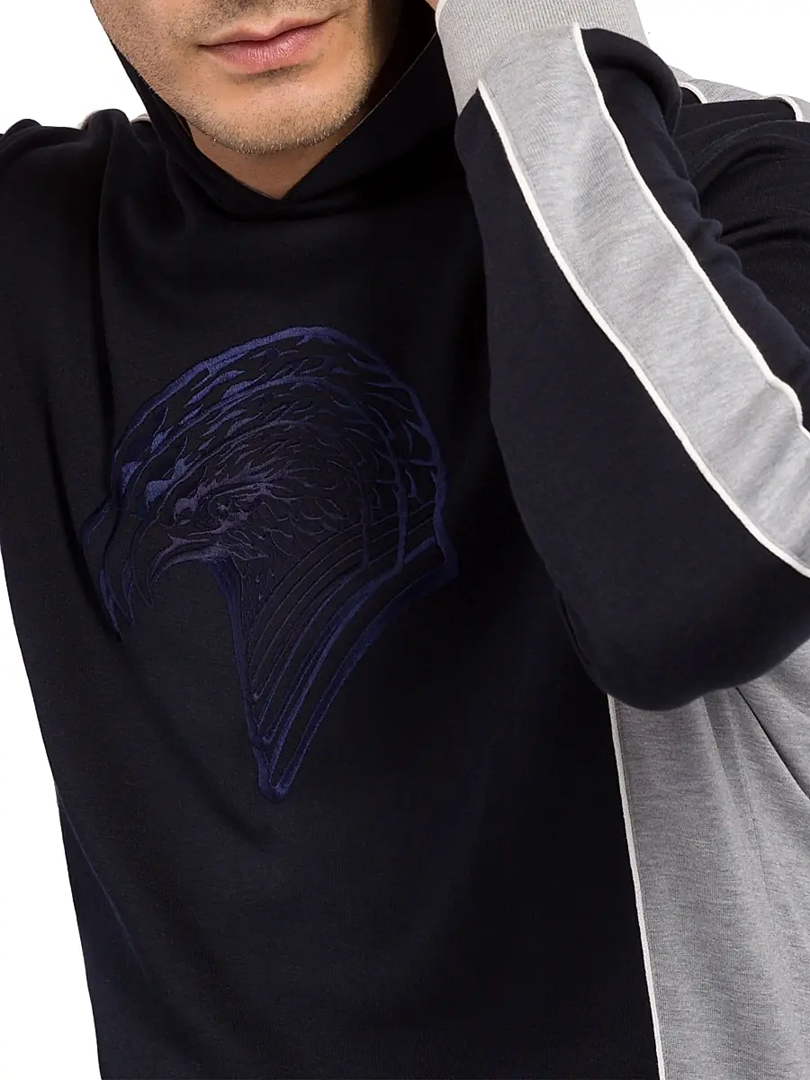 Stefano Ricci Men's Hooded Jogging Sweatshirt | Thumbnail 5