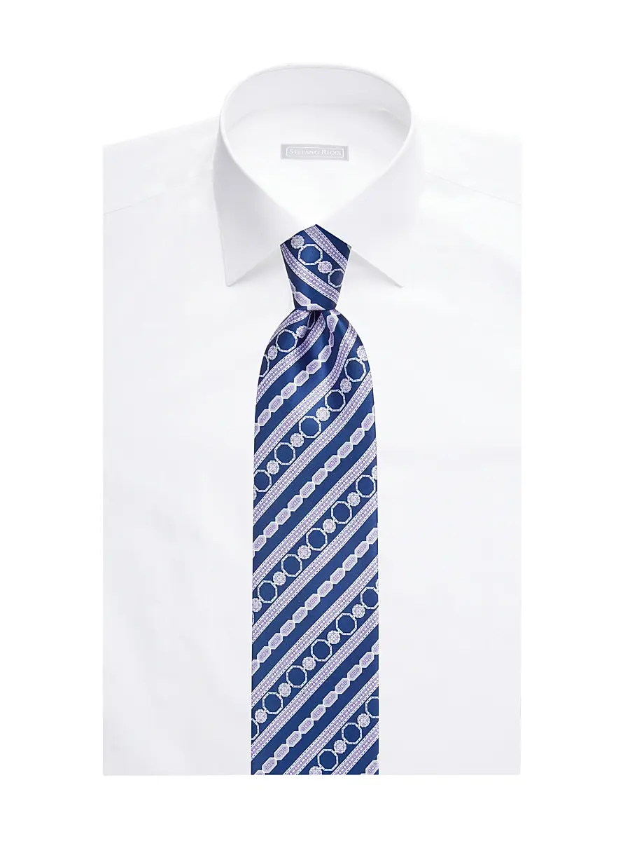 Stefano Ricci Men's Luxury Woven Silk Tie | Thumbnail 2 Stefano Ricci Men's Luxury Woven Silk Tie | Thumbnail 2