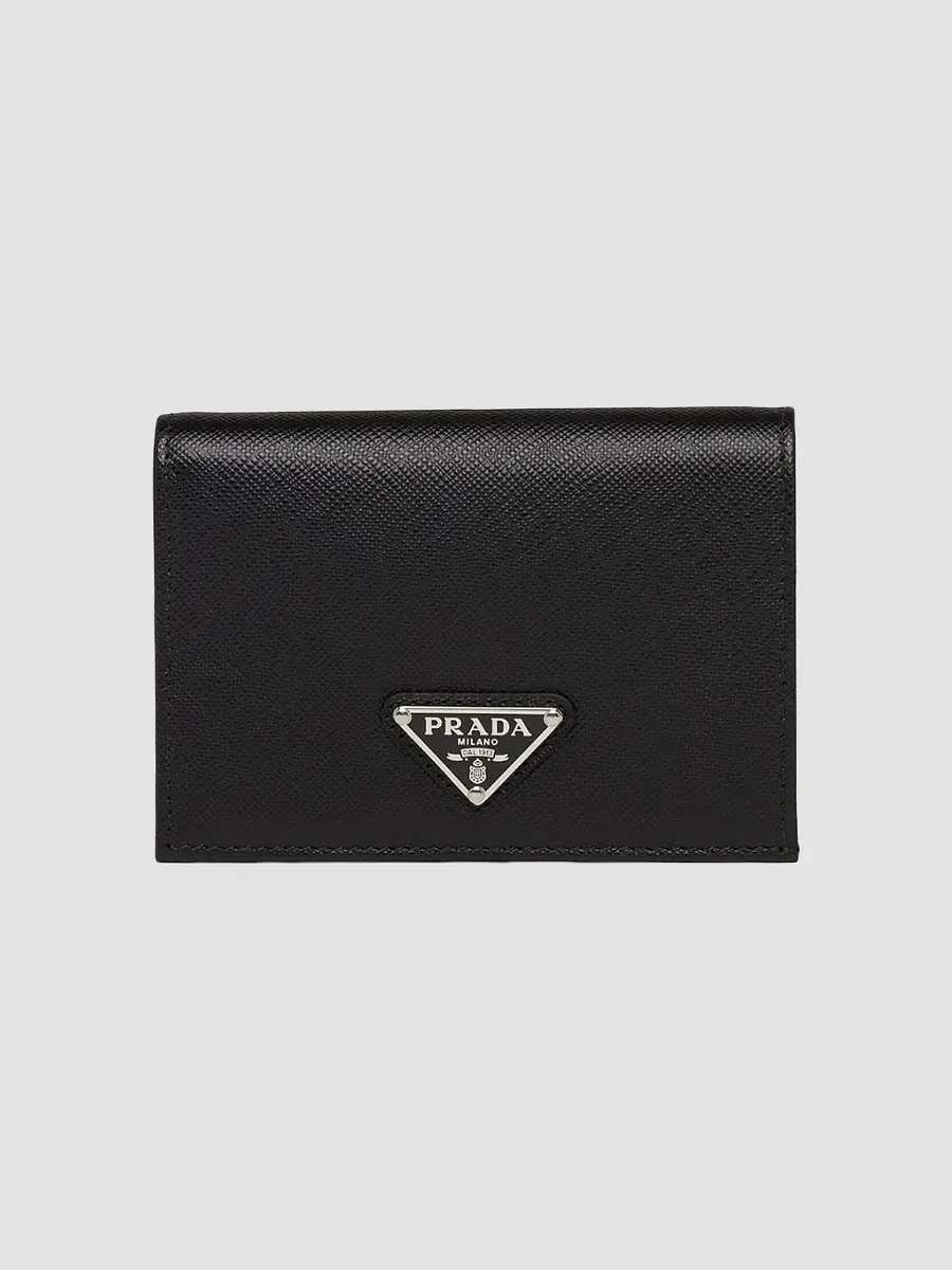 Prada Women's Saffiano Leather Wallet - Black | Thumbnail 5
