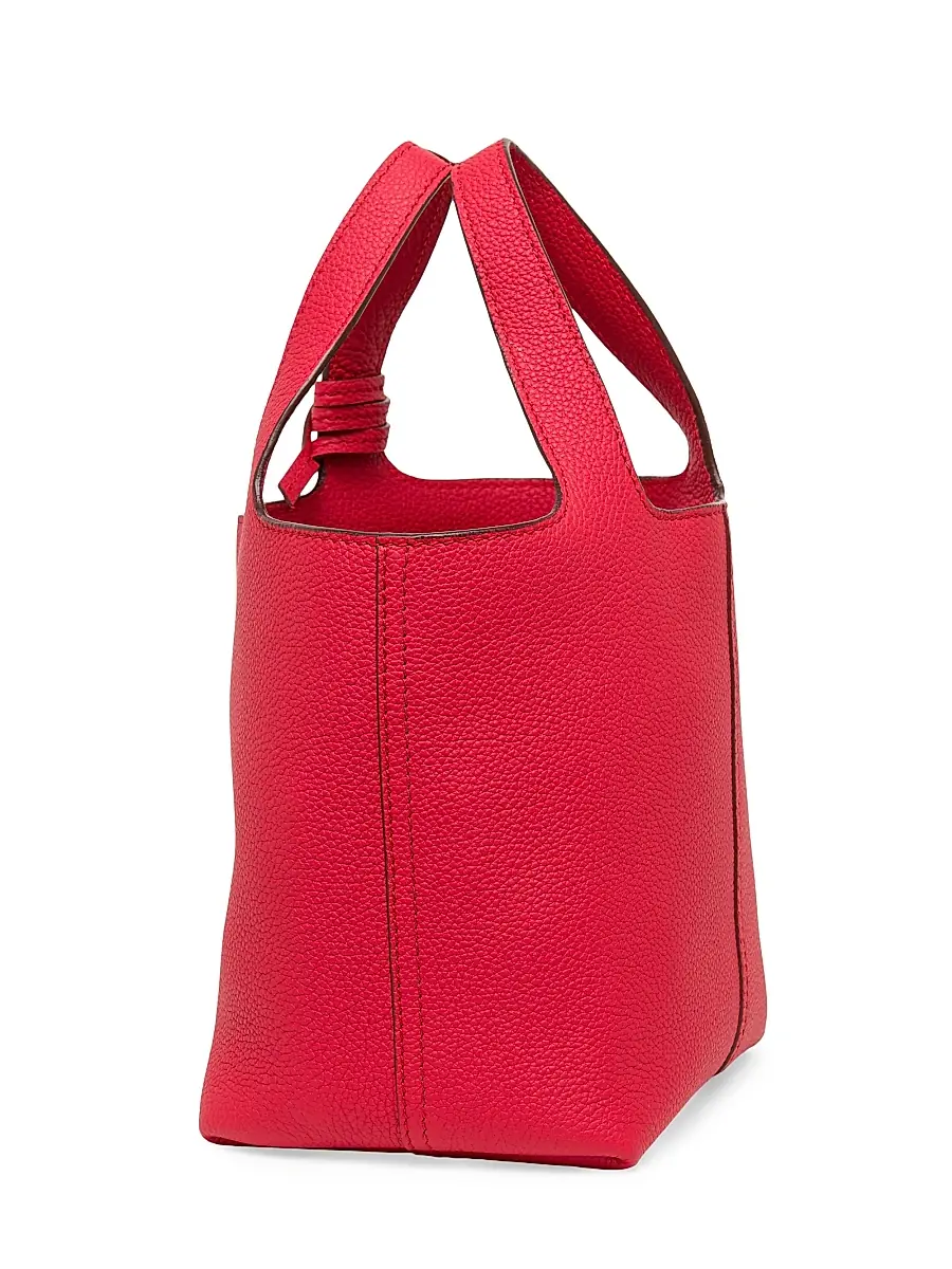 Santoni Women's Mini Chapelier Leather Tote Bag | Thumbnail 2 Santoni Women's Mini Chapelier Leather Tote Bag | Thumbnail 2