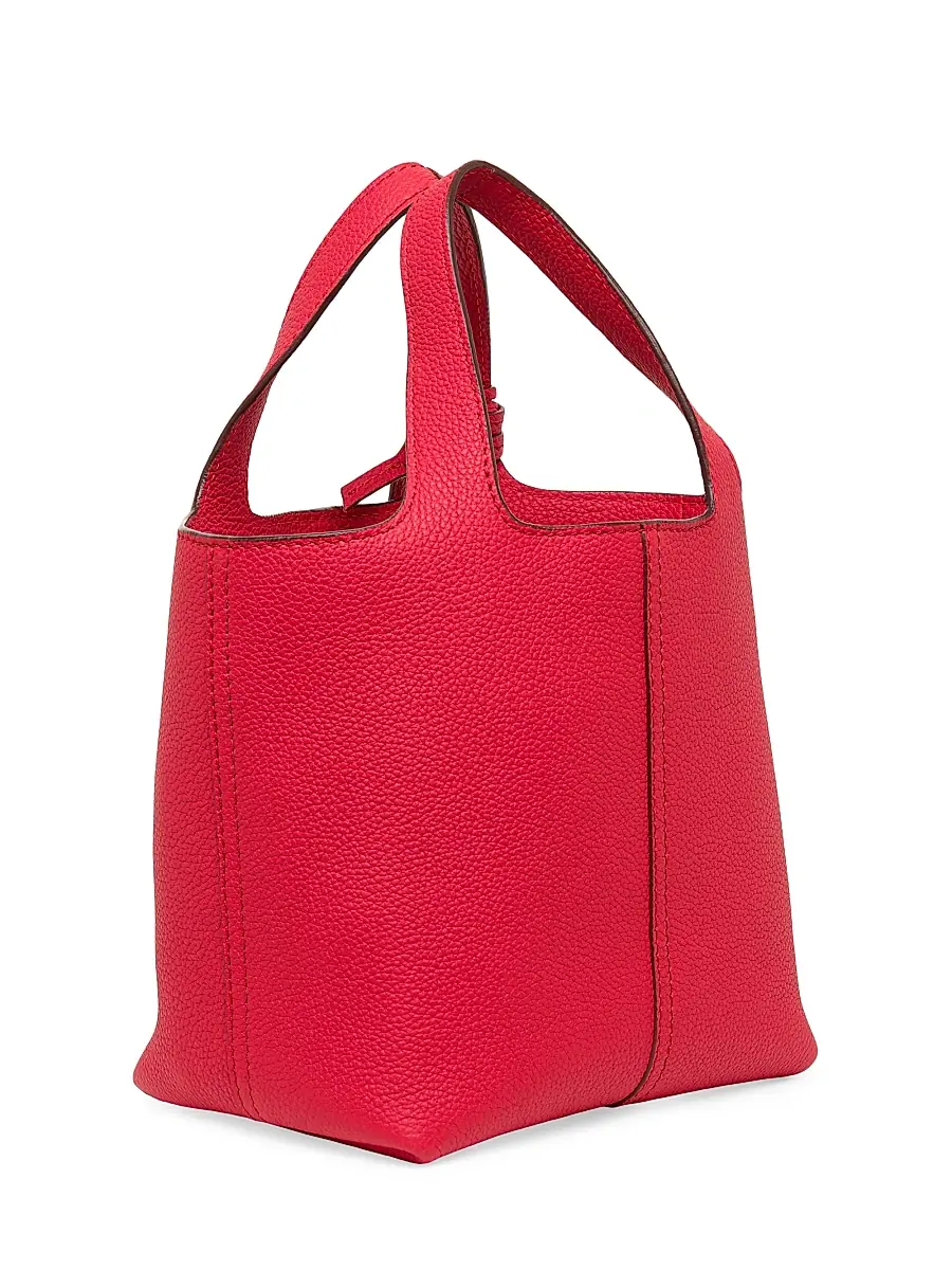 Santoni Women's Mini Chapelier Leather Tote Bag | Thumbnail 3 Santoni Women's Mini Chapelier Leather Tote Bag | Thumbnail 3