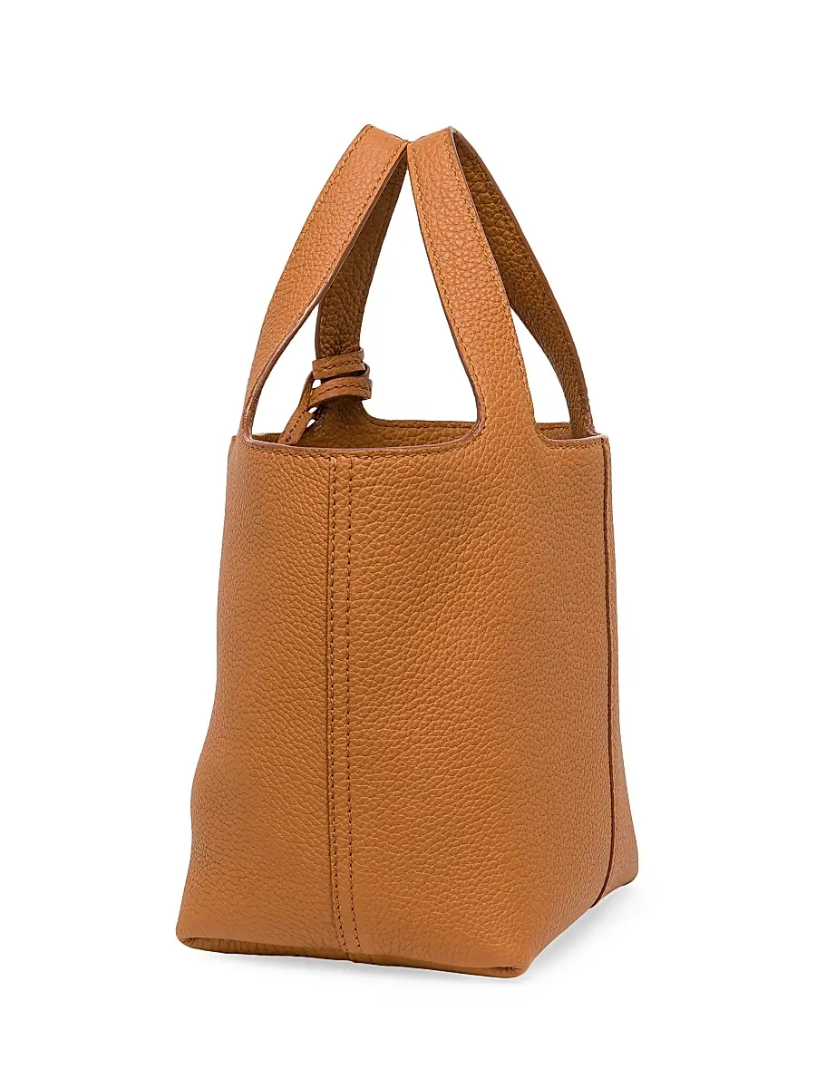Santoni Women's Mini Chapelier Leather Tote Bag | Thumbnail 2 Santoni Women's Mini Chapelier Leather Tote Bag | Thumbnail 2