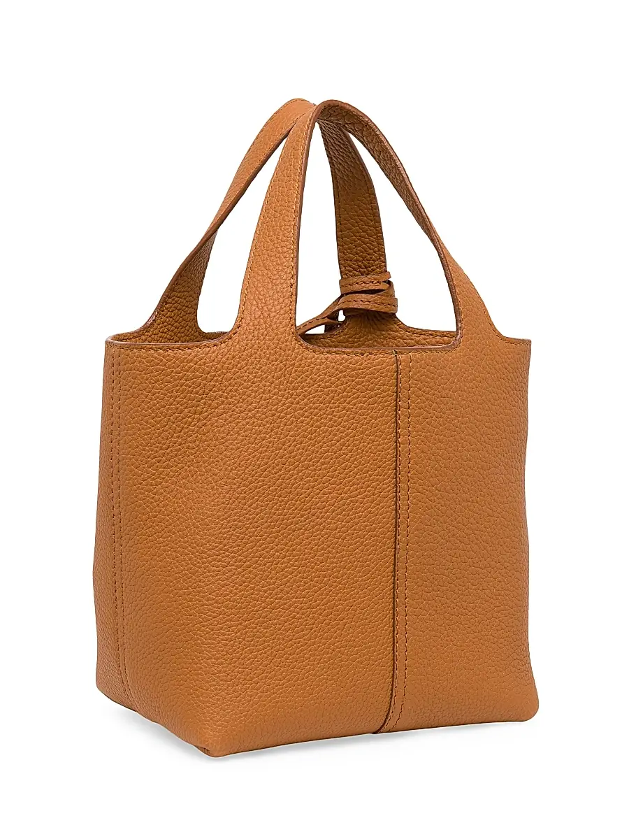 Santoni Women's Mini Chapelier Leather Tote Bag | Thumbnail 4 Santoni Women's Mini Chapelier Leather Tote Bag | Thumbnail 4