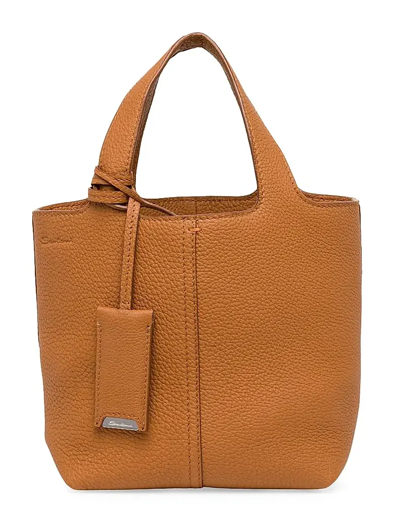 Women's Mini Chapelier Leather Tote Bag